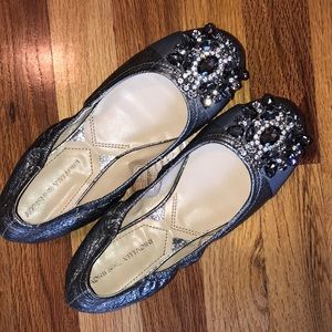 Adrienne vittadini jeweled flats